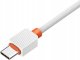 Kabel USB M KABEL USB TYP-C 2A SOMOSTEL BIAŁY 2000mAh QUICK CHARGER 1M POWERLINE USB-C SMS-BP03 15SZT PREZENTER 1