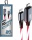 Kabel USB USB-C - Lightning 1.2 m Czerwony (31182) 1