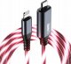 Kabel USB USB-C - Lightning 1.2 m Czerwony (31182) 2