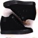 Big Star Trampki damskie na koturnie czarne Big Star LL274034 40 5