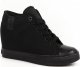 Big Star Trampki damskie na koturnie czarne Big Star LL274034 40 6