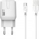 Ładowarka M ŁADOWARKA SIECIOWA 3A 18W + KABEL MICRO BIAŁY SOMOSTEL 3000mA USB SMS-Q02 FAST CHARGING 2