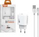 Ładowarka M ŁADOWARKA SIECIOWA 3A 18W + KABEL IPHONE BIAŁA SOMOSTEL POWER DELIVERY SMS-Q01 PD+USB 1