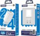 Ładowarka Jellico JELLICO ŁADOWARKA SIECIOWA EU01 2.4A USB BIAŁY standard 1