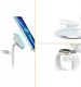 Ładowarka Choetech Bezprzewodowa ładowarka indukcyjna 15W Choetech T585-F z podstawką 2w1 (biała) 3