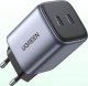 Ładowarka Ugreen Ładowarka sieciowa UGREEN CD294, 2x USB-C, GaN, PD3.0, QC4.0, 45W (szary) 2