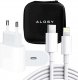 Ładowarka Alogy Ładowarka sieciowa Alogy szybka USB-C PD 20W + Kabel Lightning 1m Biały + Etui 1