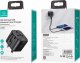 Ładowarka Usams Ładowarka Sieciowa USAMS 2xUSB T55 12W adapter uniwersalny 4w1 US/AU/EU/UK czarny CC173TC01 (US-CC173) 12