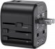 Ładowarka Usams Ładowarka Sieciowa USAMS 2xUSB T55 12W adapter uniwersalny 4w1 US/AU/EU/UK czarny CC173TC01 (US-CC173) 5
