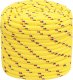 vidaXL vidaXL Linka żeglarska, żółta, 18 mm, 100 m, polipropylen 2