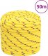 vidaXL vidaXL Linka żeglarska, żółta, 18 mm, 50 m, polipropylen 1