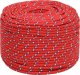vidaXL vidaXL Linka żeglarska, czerwona, 10 mm, 100 m, polipropylen 2