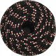 vidaXL vidaXL Linka żeglarska, czarna, 18 mm, 100 m, polipropylen 3