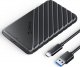 Kieszeń Orico Obudowa dysku 2,5" USB-C 3.1 6Gbps czarna (25PW1-C3-BK-EP) 1