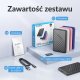 Kieszeń Orico Obudowa dysku 2,5" USB-C 3.1 6Gbps czarna (25PW1-C3-BK-EP) 8