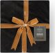 Eurofirany Obrus elegancki z welwetu z ozdobną Kantą 145X220 czarny 2