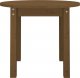 vidaXL Stolik kawowy, miodowy brąz,  55x45 cm, lite drewno sosnowe 5