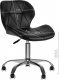 Activeshop Taboret kosmetyczny QS-06 Czarny 5