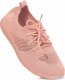 News Buty sportowe damskie ażurowe pudrowy róż NEWS 39 8