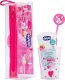 Chicco CHICCO ZESTAW PODRÓŻNY 3L+ PASTA, SZCZOTECZKA DO ZĘBÓW, KUBEK + ETUI 2