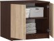 Fabryka Mebli Akord Nadstawka na szafę 60 cm - wenge- dąb sonoma - 2 drzwi 1