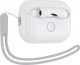 Spigen Etui ochronne na słuchawki Spigen Silicone Fit Strap do Apple AirPods Pro 1/2 white/grey ACS05811 3