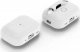 Spigen Etui ochronne na słuchawki Spigen Silicone Fit Strap do Apple AirPods Pro 1/2 white/grey ACS05811 5