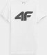 4f T-shirt 4F Koszulka męska z nadrukiem BIAŁA XXL 1