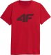 4f T-shirt męski 4F Koszulka z nadrukiem CZERWONA XL 1