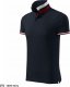 MALFINI Collar Up 256 - ADLER - Koszulka polo męska, 215 g/m2, 100% bawełna, - light anthracite L 5