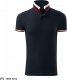MALFINI Collar Up 256 - ADLER - Koszulka polo męska, 215 g/m2, 100% bawełna, - light anthracite L 6