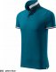 MALFINI Collar Up 256 - ADLER - Koszulka polo męska, 215 g/m2, 100% bawełna, - light anthracite L 8
