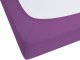 Beliani Bawełniane prześcieradło z gumką 140 x 200 cm fioletowe JANBU 4