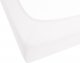 Beliani Bawełniane prześcieradło z gumką 90 x 200 cm białe JANBU 4