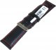 Chermond Skórzany pasek do zegarka 24 mm Chermond A222.24 czarny czerwona nitka 3