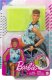 Lalka Barbie Mattel Ken Fashonistas Lalka na wózku Top w palmy HJT59 5