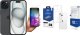 Smartfon Apple iPhone 15 128GB Black (MTP03) + FlexibleGlass + Etui MagCase 1