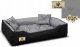 AIO FACTORY Kanapa Prestige 2 Codura Legowisko 100x75 Szare 1