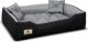 AIO FACTORY Kanapa Prestige 2 Codura Legowisko 100x75 Szare 5