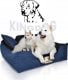 AIO FACTORY Legowisko Imię Pupila KINGDOG 100x75 Jasnoszare 3