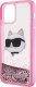 Karl Lagerfeld Etui Karl Lagerfeld KLHCP12MLNCHCP Apple iPhone 12/12 Pro różowy/pink hardcase Glitter Choupette Head 5