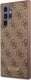 Guess Etui Guess GUHCS23LG4GFBR do Samsung Galaxy S23 Ultra S918 brązowy/brown hard case 4G Metal Gold Logo 1