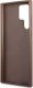 Guess Etui Guess GUHCS23LG4GFBR do Samsung Galaxy S23 Ultra S918 brązowy/brown hard case 4G Metal Gold Logo 6
