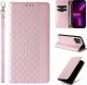 Hurtel Magnet Strap Case etui iPhone 14 Pro pokrowiec z klapką portfel mini smycz podstawka różowe 2