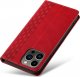 Hurtel Magnet Strap Case etui iPhone 14 Pro pokrowiec z klapką portfel mini smycz podstawka czerwone 11