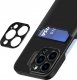 Hurtel Leather Stand Case etui do iPhone 14 Pro pokrowiec portfel na kartę z podstawką czarne 6
