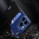 Hurtel Leather Stand Case etui do iPhone 14 Pro Max pokrowiec portfel na kartę z podstawką niebieskie 2