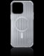 Kingxbar Kingxbar PQY Go Out Series magnetyczne etui iPhone 14 Pro MagSafe srebrne 12