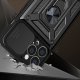 Hurtel Hybrid Armor Camshield etui iPhone 14 Pro Max pancerny pokrowiec z osłoną na aparat niebieskie 1