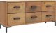 vidaXL vidaXL Ławka do przechowywania, brązowa, 110x30x45 cm, sosna z odzysku 1